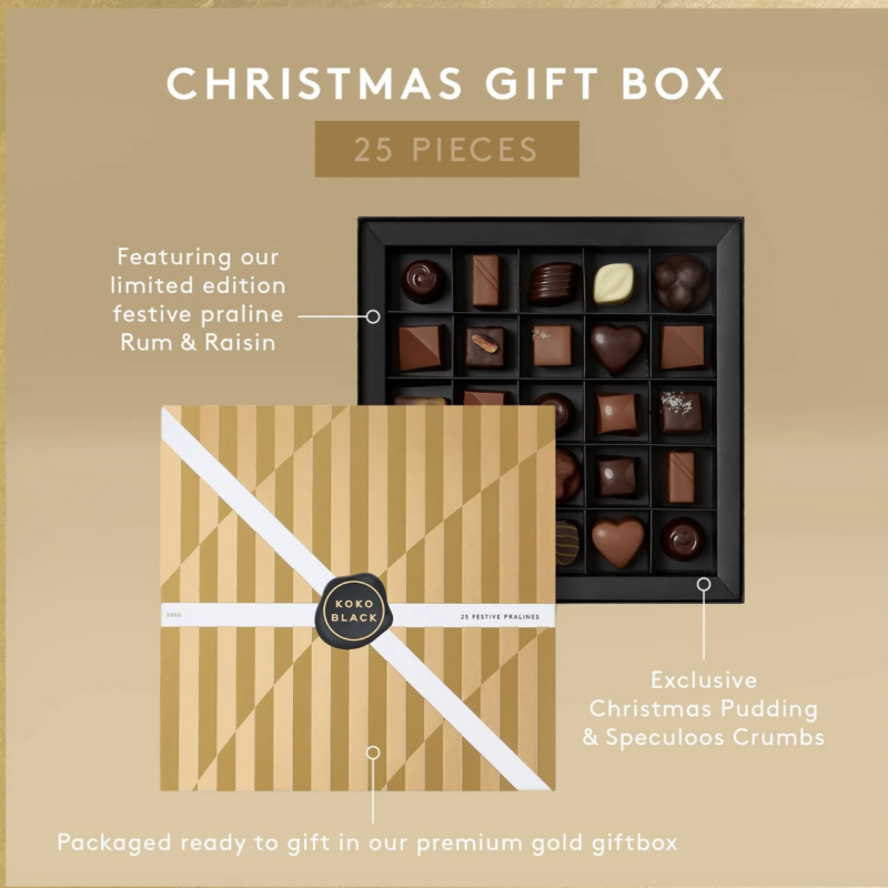 koko black 25pc christmas praline